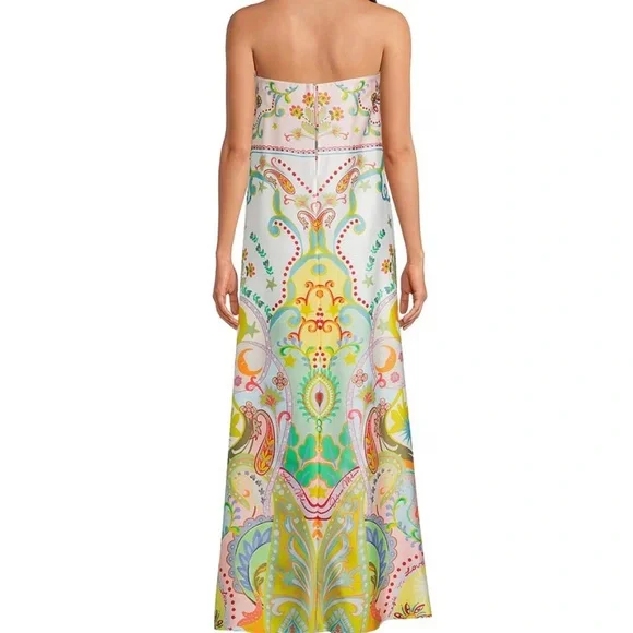 NWT Antonio Melani Lucia Satin Strapless Dress Size 2 - Picture 2 of 5